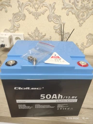 Аккумуляторная батарея Qoltec LiFePO4 Литий-железо-фосфатный 12.8V 50Ah 640Wh BMS 53704 (5901878537047) фото от покупателей 4