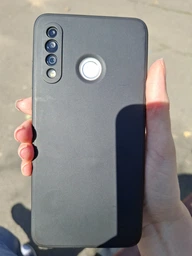Чехол Soft Touch для Huawei P30 Lite / Nova 4e силикон бампер темно-синий