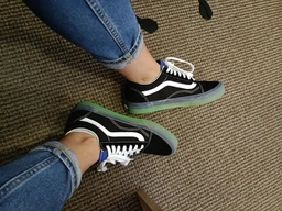 Женские кеды кожаные низкие Vans VN0005UFY611 38 (6US) 24 см Черные (197063320388) фото от покупателей 3
