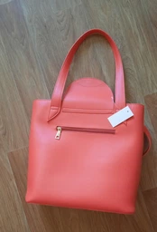 Сумка тоут женская из экокожи коралловая Betty Pretty 868KORAL фото от покупателей 1