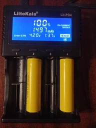 Аккумулятор LG LGDBHE21865 18650 Li-Ion 1600 мА·ч, 35 A, 4.2/3.6/2.5 В PVC Box Yellow (YT16854) фото от покупателей 2