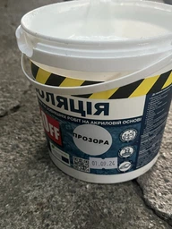Жидкая гидроизоляция универсальная акриловая краска мастика H2Off SkyLine Прозрачная 3 кг (53497278_rozetka) фото от покупателей 4