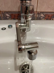 Насадка на кран з одним режимом, аератор для води, що обертається, сріблястий (87772427)