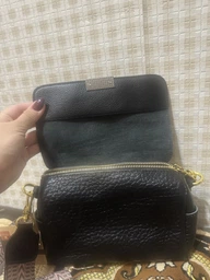 Жіноча шкіряна сумка Vintage з оригінальною плечовою лямкою Синя для міського стилю (bg224fash02) фото від покупців 4