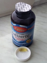 Жирні кислоти Carlson Labs Cod Liver Oil Gems, 150+30 капсул фото від покупців 1