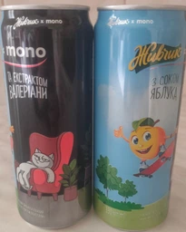Напиток Живчик х Monobank Яблоко Валериана 330ml фото от покупателей 3