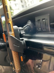 Тримач для телефона Essager Junyi 15W Wireless Phone Holder for Car (Air Outlet Type) Black (EZJWX-JY01-Z)