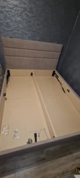 Кровать полуторная Smart Stella Marina Premium 140х200 см подъемный механизм Lili 06 бежевая (334100132-06140)