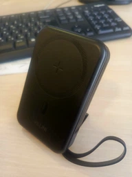 УМБ Павербанк 10000 mAh PD 22.5W V-0025 Міні Бездротова Магнітна Швидка Зарядка 15W Magsafe Для Айфона Телефону Смартфону Роутера Планшету Навушників Знімні Кабелі Lightning, Type-C
