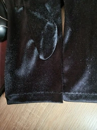 Елегантні жіночі рукавички короткі для фотосесії та свята Honey Fashion Accessories XS/S/M чорні (7-25) фото от покупателей 4