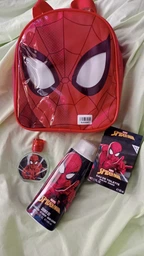 Набор для мальчиков в рюкзачке Air-Val Spider-man Set Backpack Туалетная вода 50 мл + Гель для душа 300 мл (8411114089577) фото от покупателей 2