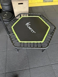 Батут для занятий фитнесом с ручкой FunFit 127 см Green фото от покупателей 9
