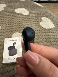 AirTune Play беспроводные наушники с микрофоном для телефона музыки игр Bluetooth длительный заряд легкие стильные глубокий бас удобные фото от покупателей 3