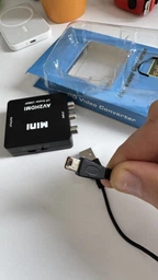 Конвертер AV2HDMI перехідник RCA тюльпан на HDMI upscaler FullHD Black фото от покупателей 1