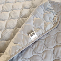 Набор покрывало MirSon Полуторный 150x210 см + Наволочки №5052 Velor charm Dark Gray 50x70 см 2 шт Велюр + Микрофибра (2200008376864) фото от покупателей 5