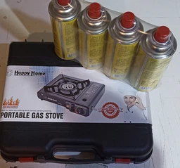 Портативная туристическая газовая плита с пьезоподжигом portable gas stove BDZ 155 Original by Happy Home c пластиковым кейсом адаптер под большой баллон фото от покупателей 3