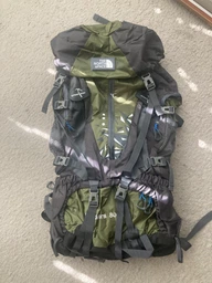 Туристический рюкзак The North Face Extreme 80 + 5 литров 3066 Синий фото от покупателей 2
