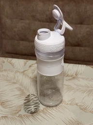 Шейкер спортивний BlenderBottle SportMixer Flip 28oz/820 мл Black (SM 28oz Black) фото від покупців 1