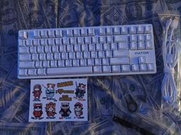 Клавиатура проводная Hator Rockfall 2 Mecha TKL Orange USB Black (HTK-520)