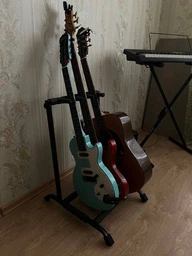 Стенд для 3-х гитар Gator Frameworks Rok-it 3x Collapsible Guitar Rack (RI-GTR-RACK3) фото от покупателей 3