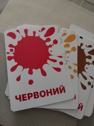 Карточки Домана ''Цвета'' на украинском языке, в наборе 16 карточек фото от покупателей 3