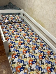 Наволочка Бязь Ведмедики 40*60 см Різнокольоровий