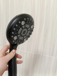 Водосберегающая душевая лейка DROP SPA6F-MULTI120B "Туман" с 6 SPA потоками - Экономия 66%, черная фото от покупателей 1