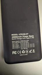 УМБ Vinga QC3.0 Display Soft Touch 20000 mAh Purple (VPB2QLSP) фото от покупателей 1