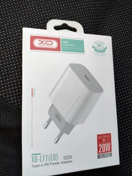 Мережевий зарядний пристрій XO L77 PD 20W/3A USB-C White (L77-WH)