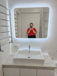 Зеркало Mirror Trade 70х80 см с LED подсветкой S №12 (ROZ6400091188) фото от покупателей 4