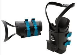 Сапоги инверсионные Teeter EZ-Up Gravity Boots (черный/синие застежки), TR-B31001