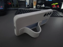 Панель Samsung Standing Grip Case для Samsung Galaxy S24 FE Blue Black (EF-GS721CNEGWW) фото от покупателей 1