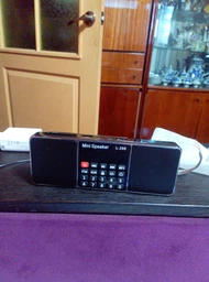 Портативный радиоприёмник с аккумулятором Lefon FM цифровой LED дисплей MP3-плеер USB