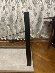 Письменный стол Ferrum-decor Драйв 750x1200x700 Черный металл ДСП Белый 32 мм (DRA211) фото от покупателей 1