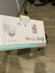 Камера наружного наблюдения беспроводная 360 IP-камера 1080P Wi-Fi 4K Белый (SH771177) фото от покупателей 3