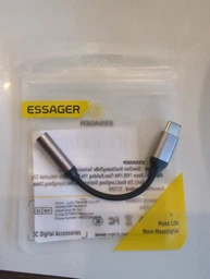 Кабель AUX Mini-jack 3.5 mm to Type-C Essager для iPhone 15/16/Plus/Pro/Pro Max Samsung Xiaomi Huawei Meizu Vivo Oppo Переходник адаптер Аукс на Тайп-С (USB-C) для наушников 3.5 мм фото от покупателей 8
