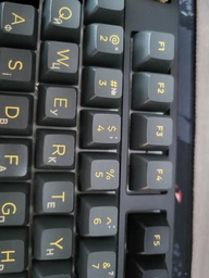 Механічна бездротова (Bluetooth +2.4G) з HOT SWAP клавіатура AKKO 5087B Plus Black & Gold 87Key, CS Silver, УКР/АНГЛ, RGB, Чорний фото від покупців 8