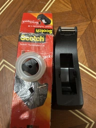 Диспенсер для скотчу 3M Scotch C-38 та скотч Crystal 600 19 мм x 10 м