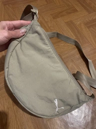 Спортивна сумка кросс-боди через плечо женская тканевая Puma Core Her Shoulder Bag 09093606 Бежевая (4067981508600) фото от покупателей 1