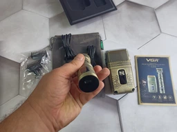 Набір 2 в 1 бритва та триммер акумуляторний VGR V-649 PRO зі змінними насадками та портативний шейвер, для стрижки волосся та бороди фото от покупателей 10