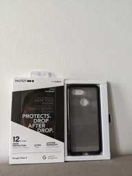 Противоударный чехол силиконовый Tech21 Evo Check для Google Pixel 3 (5.5") Smokey Black