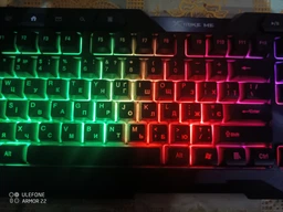 Клавиатура Xtrike ME KB-306 LED USB UA Black (KB-306UA)