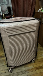 Чехол на чемодан прозрачный CoverCase размер L 28" (T-18953) фото от покупателей 2