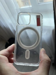 Чохол для Apple iPhone 13 Mini Magsafe Transparent фото від покупців 2