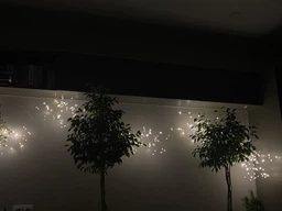 Гірлянда феєрверк від USB штора світлодіодна на мідному дроті 800LED 5м золоте світіння Lemleo Gold