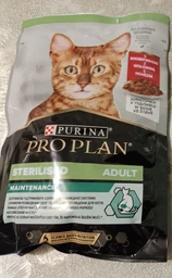 Вологий корм для стерилізованих котів Purina Pro Plan Sterilised Пуріна Проплан з яловичиною в підливці пауч 85 г 26 шт (7613036092883) фото от покупателей 3