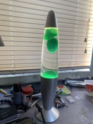 Настольная Лава лампа с воском LAVA LAMP 34,5см Зеленая фото от покупателей 8