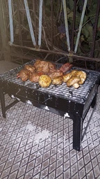 Мангал складной переносной туристический BBQ TL-372 портативный с решеткой барбекю гриль фото от покупателей 2