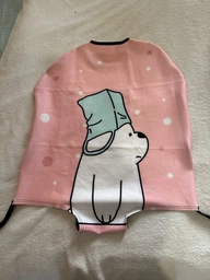 Чохол для валізи Turister модель Cute Bears M Рожевий (CuBe_090M)