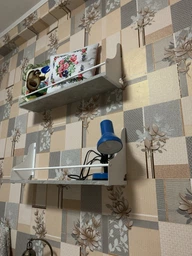 Полиця настінна Ferrum-decor Ізі 260x700x150 метал Білий ДСП Дуб Артизан 16 мм (IZI0055) фото від покупців 2